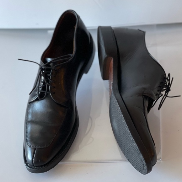 Allen Edmonds Men\'s Black Leather Oxford Lace Up Dress Shoes Delray, Sz 9A main image 7